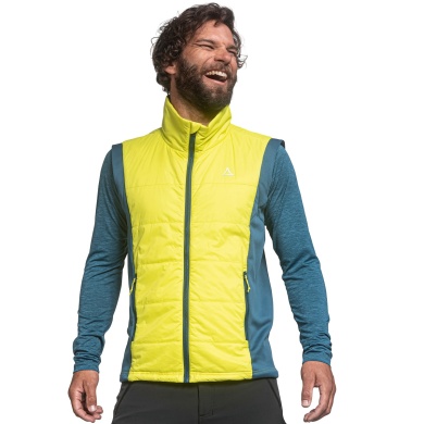 Schöffel Outdoor Hybrid Vest Leitenberg (breathable, lightweight) yellow Men